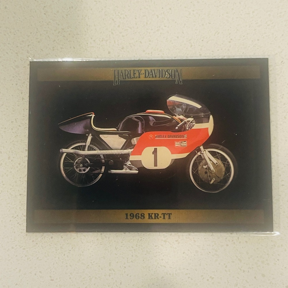 1992 Harley-Davidson Collect-A-Card Series 2 #165 1968 KR-TT Trading Card